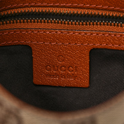 Gucci Monogram Mini Piston Lock Jackie O Hobo Orange 6 of 16