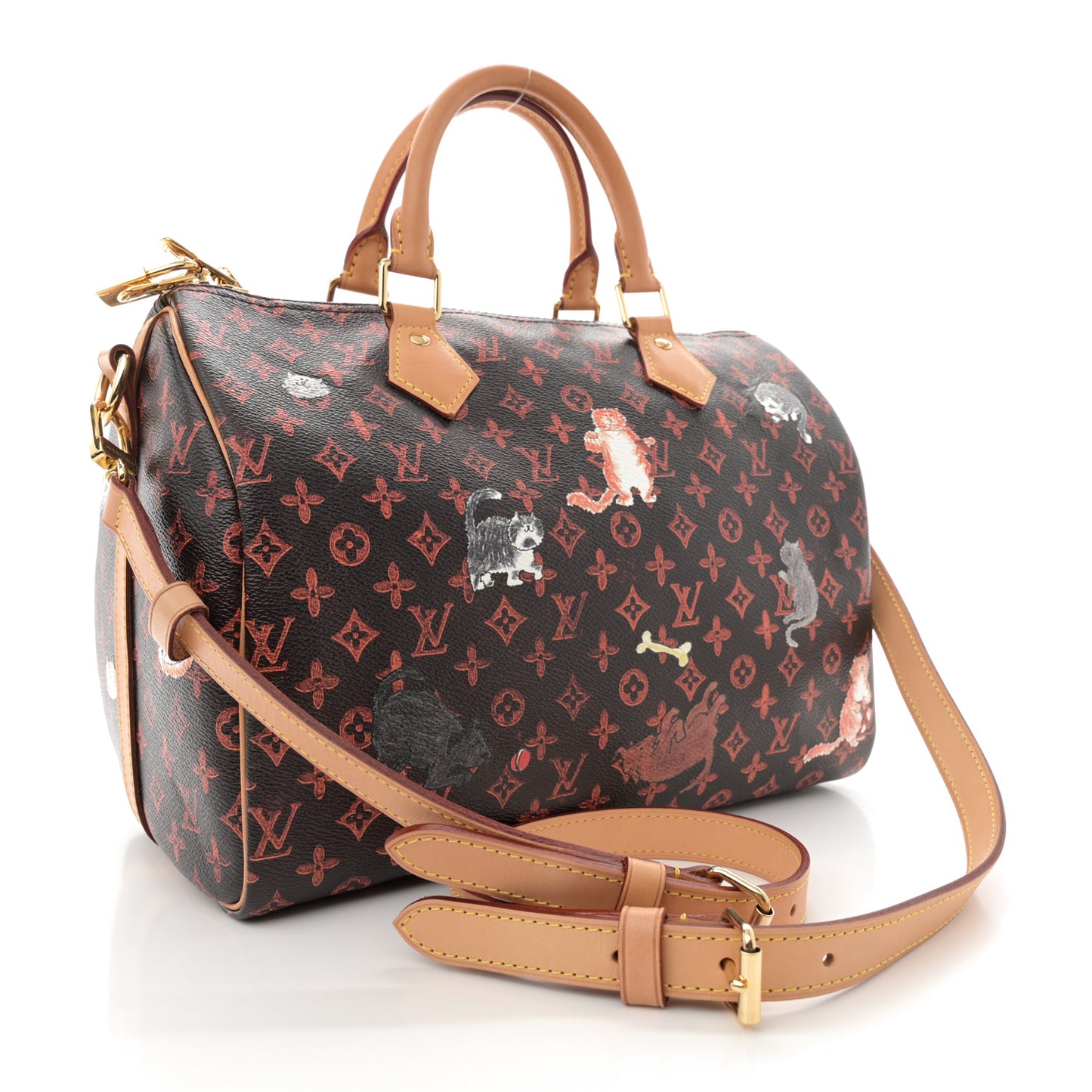 Catogram Speedy Bandouliere 30 Marron