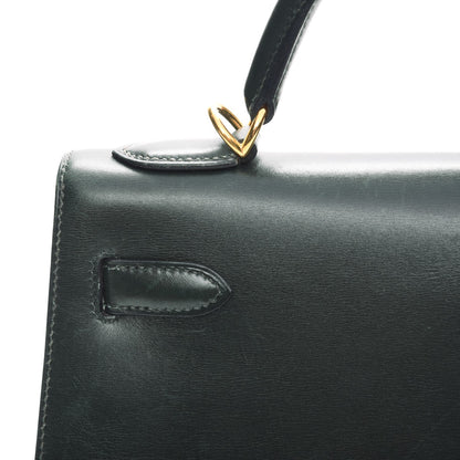Hermes Box Kelly Sellier 32 Vert Fonce 12 of 44