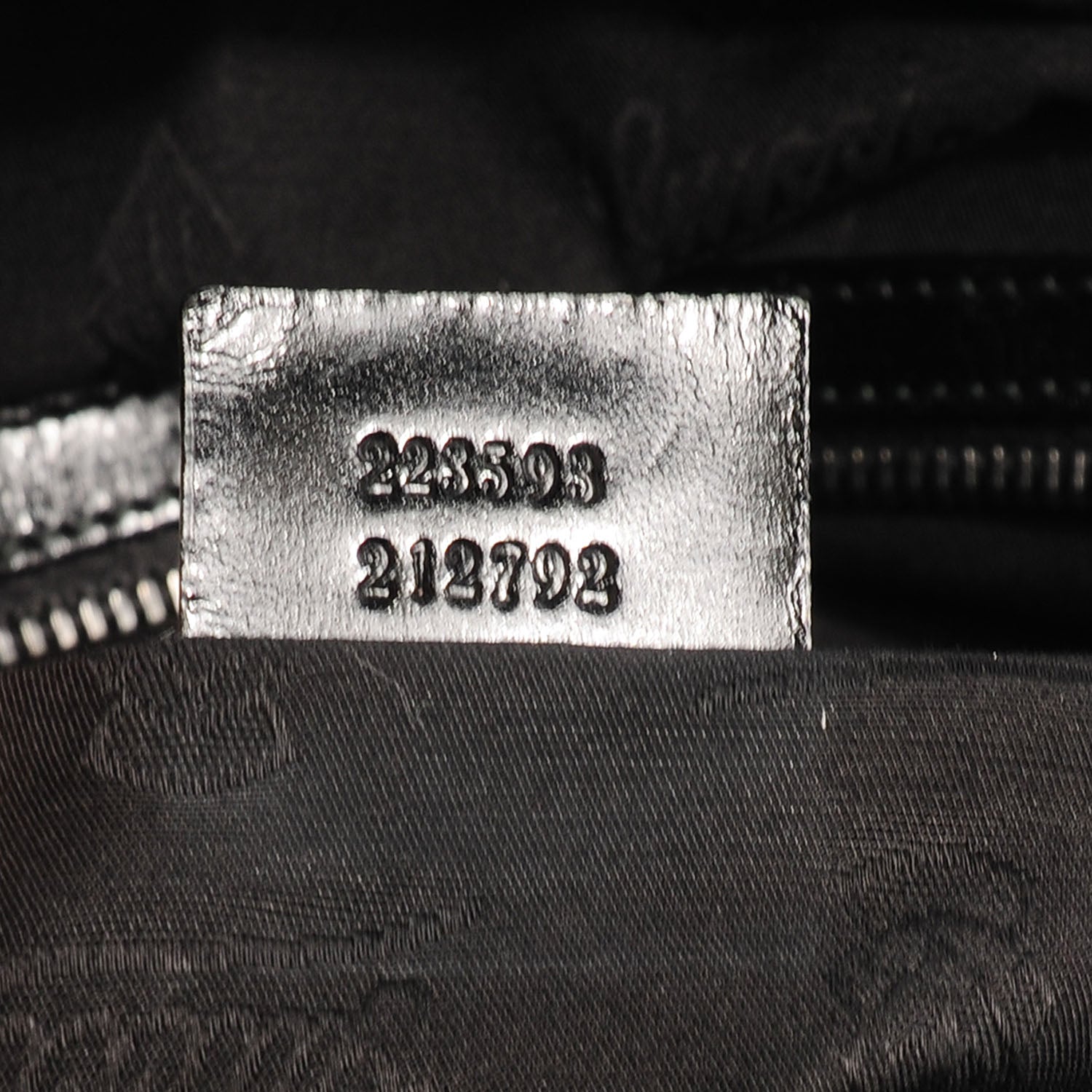 Gucci Mens Leather Large Crest Trademark Tote Black 8 of 9