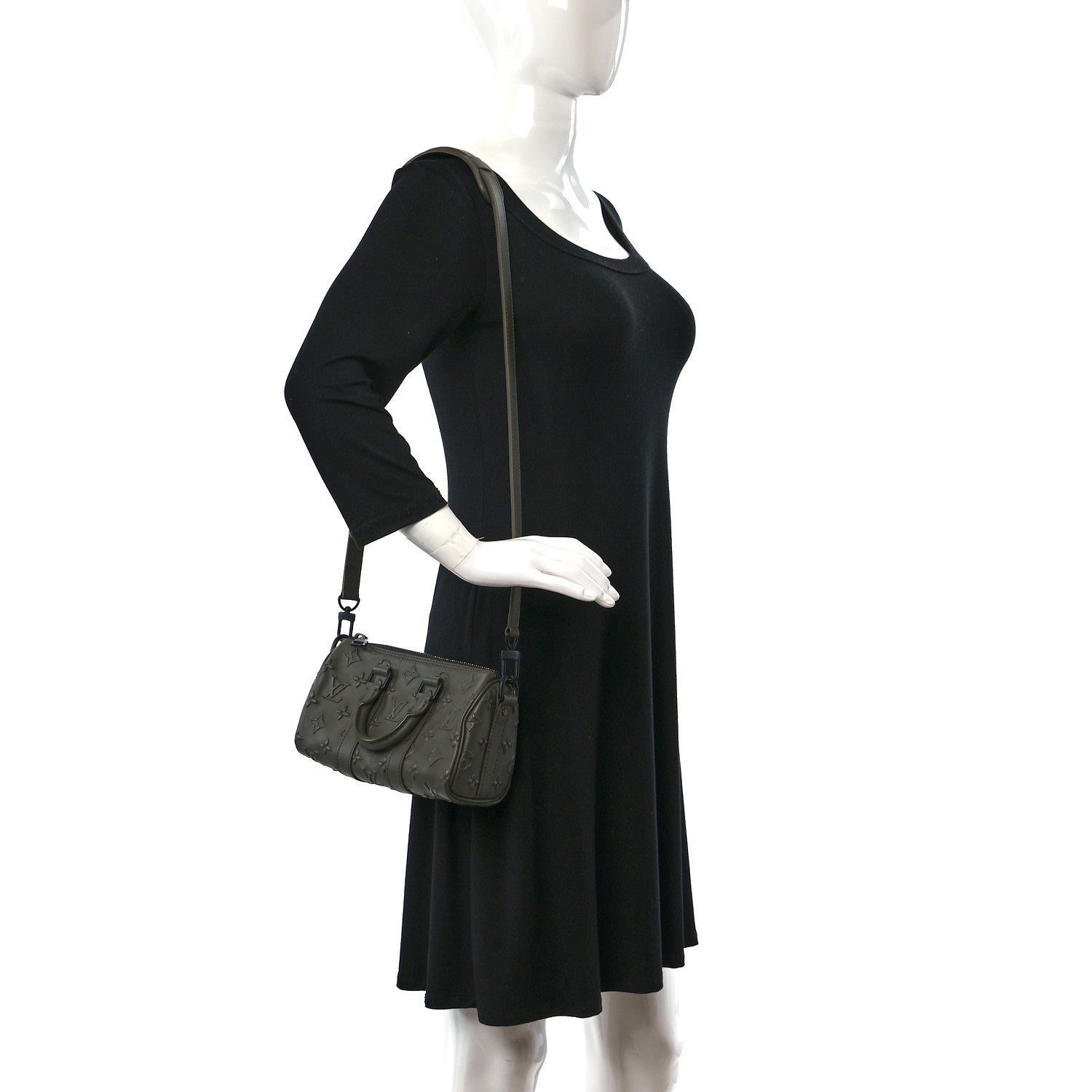 Louis Vuitton Monogram Seal Keepall XS Khaki 2 of 11