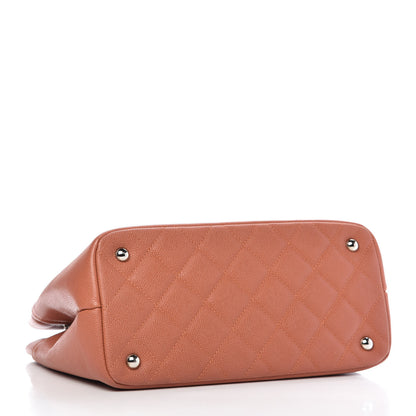 Chanel Caviar Quilted Timeless CC Soft Tote Light Red 4 of 9