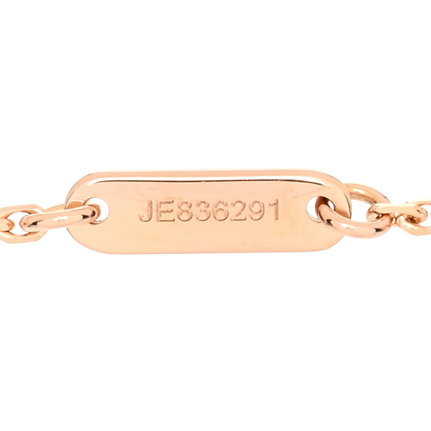 18K Rose Gold Carnelian Sweet Alhambra Bracelet