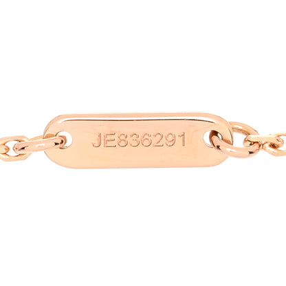 Van Cleef & Arpels 18K Rose Gold Carnelian Sweet Alhambra Bracelet 3 of 5