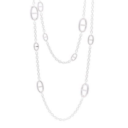 Hermes Sterling Silver Farandole Necklace 120 1 of 6