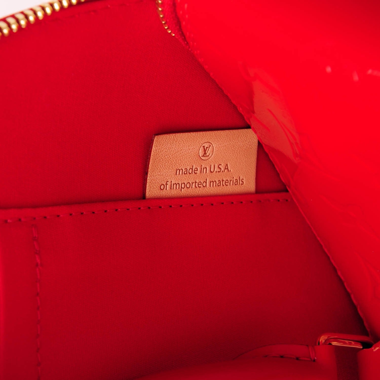 Louis Vuitton Vernis Alma PM Cherry 7 of 8