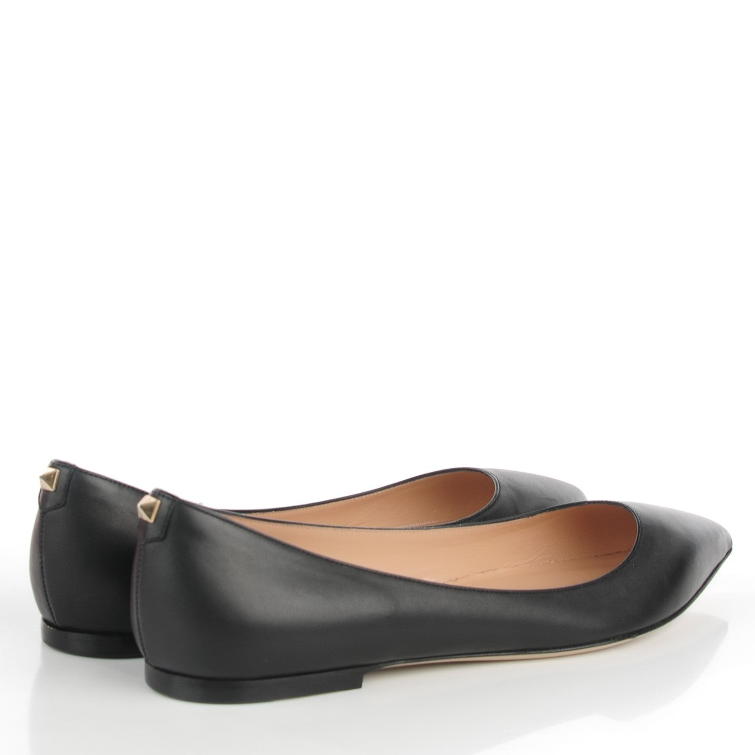 Valentino Garavani Nappa Rockstud Ballet Flats 40 Black 4 of 8