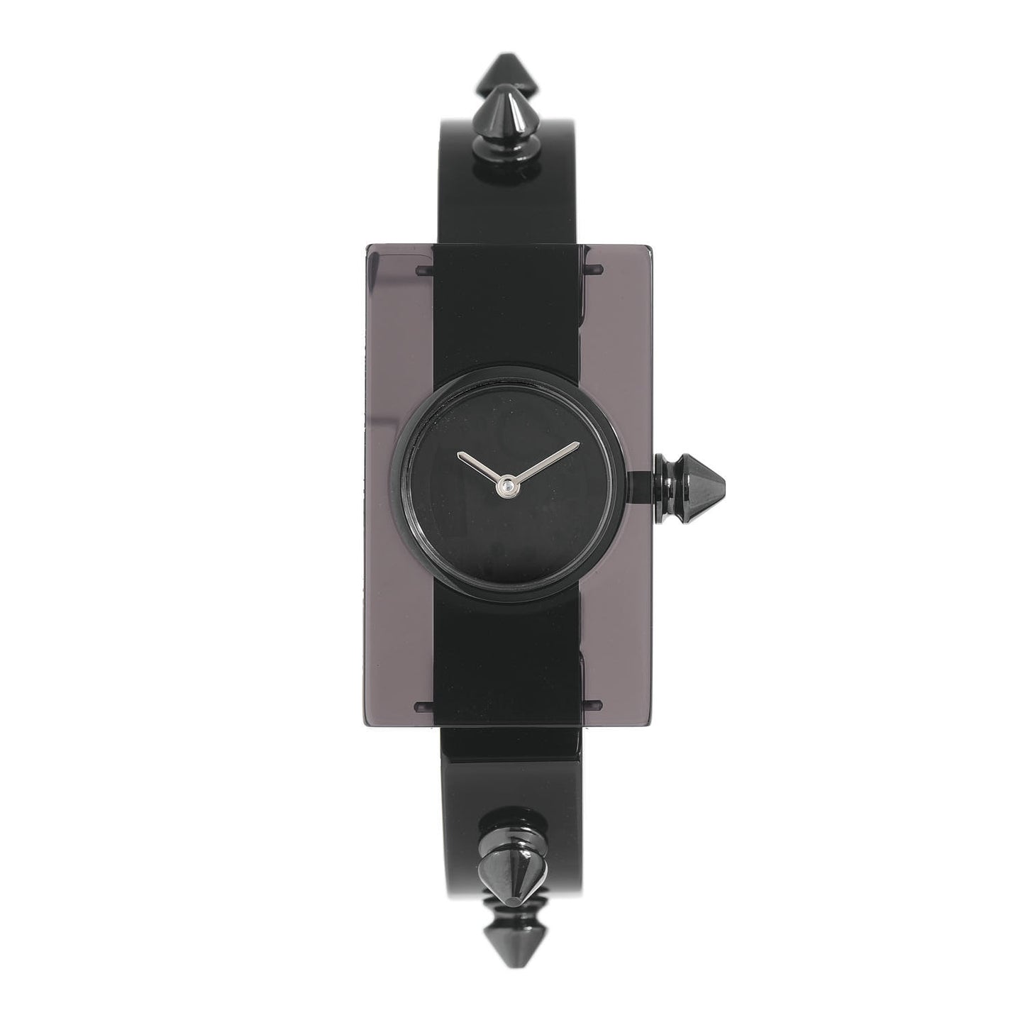 Stainless Steel Plexiglass 24mm Vintage Web Quartz Watch Black