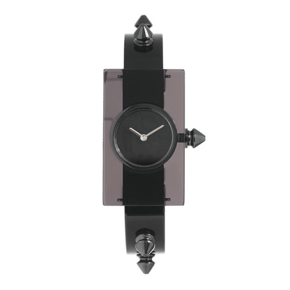 Gucci Stainless Steel Plexiglass 24mm Vintage Web Quartz Watch Black 1 of 5