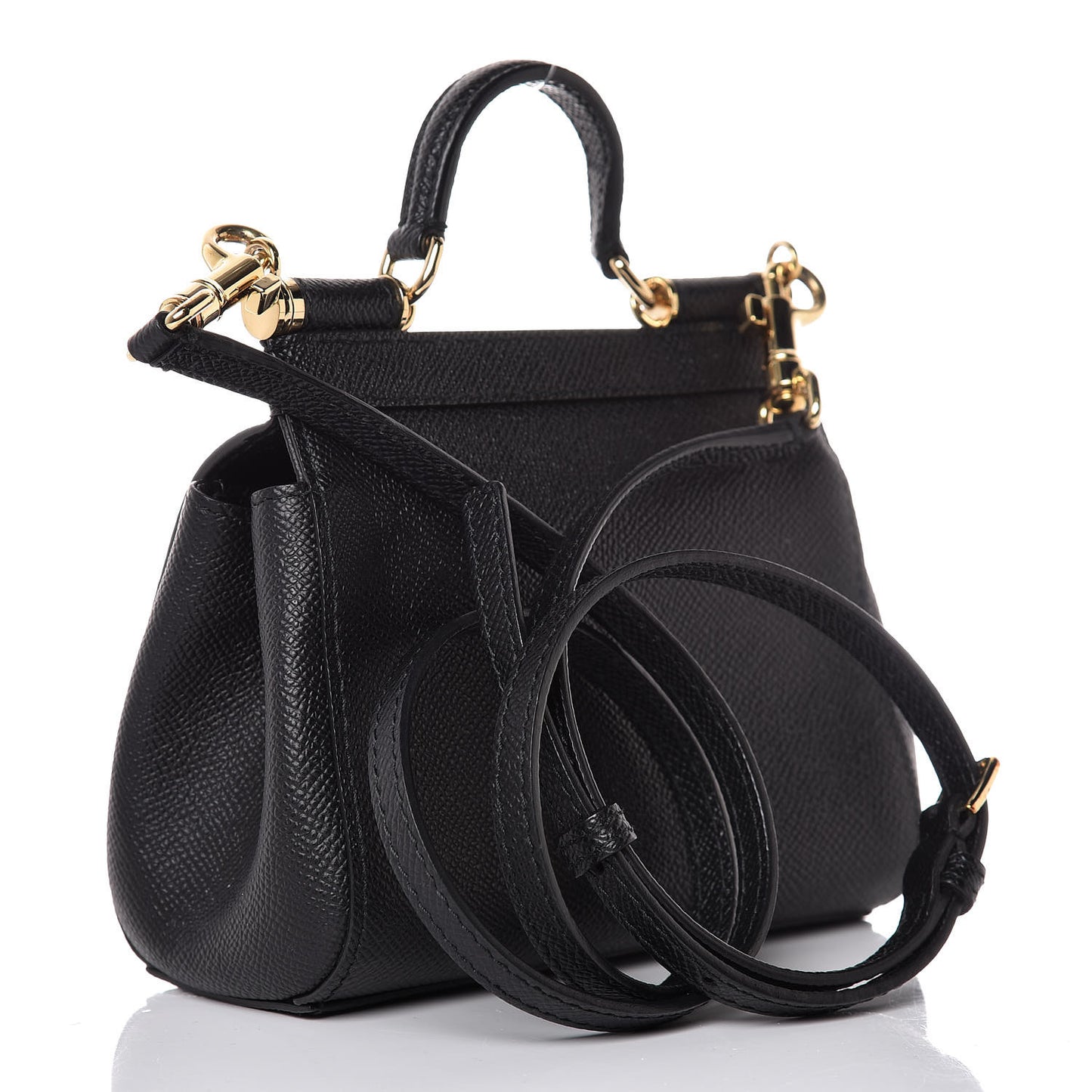 Dauphine Micro Miss Sicily Satchel Black