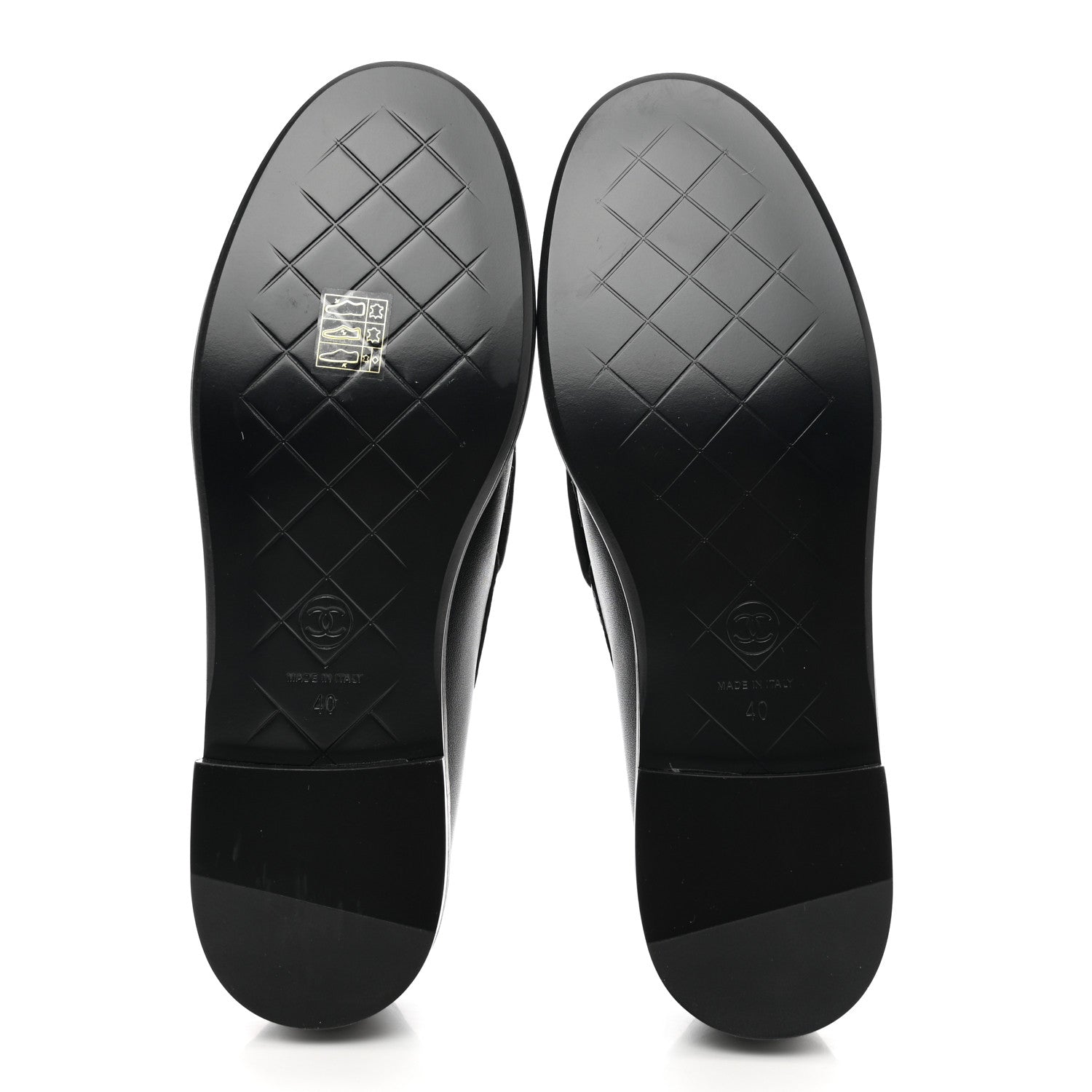 Chanel Lambskin Quilted CC Turnlock Loafers 40 Black 5 of 8