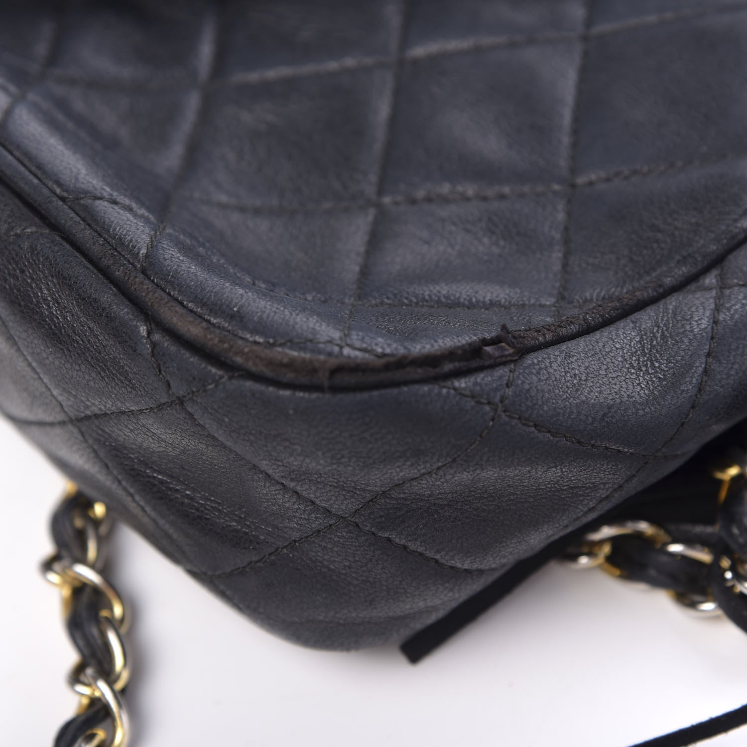 Chanel Lambskin Quilted Flap Tassel Camera Case Black 12 of 18