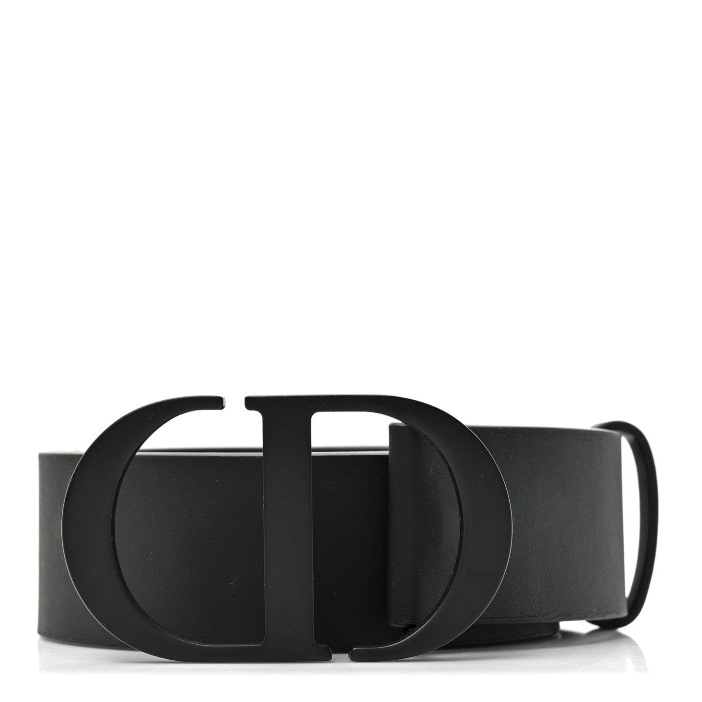 Ultra Matte Calfskin 35mm Montaigne Belt 85 34 Blue Black