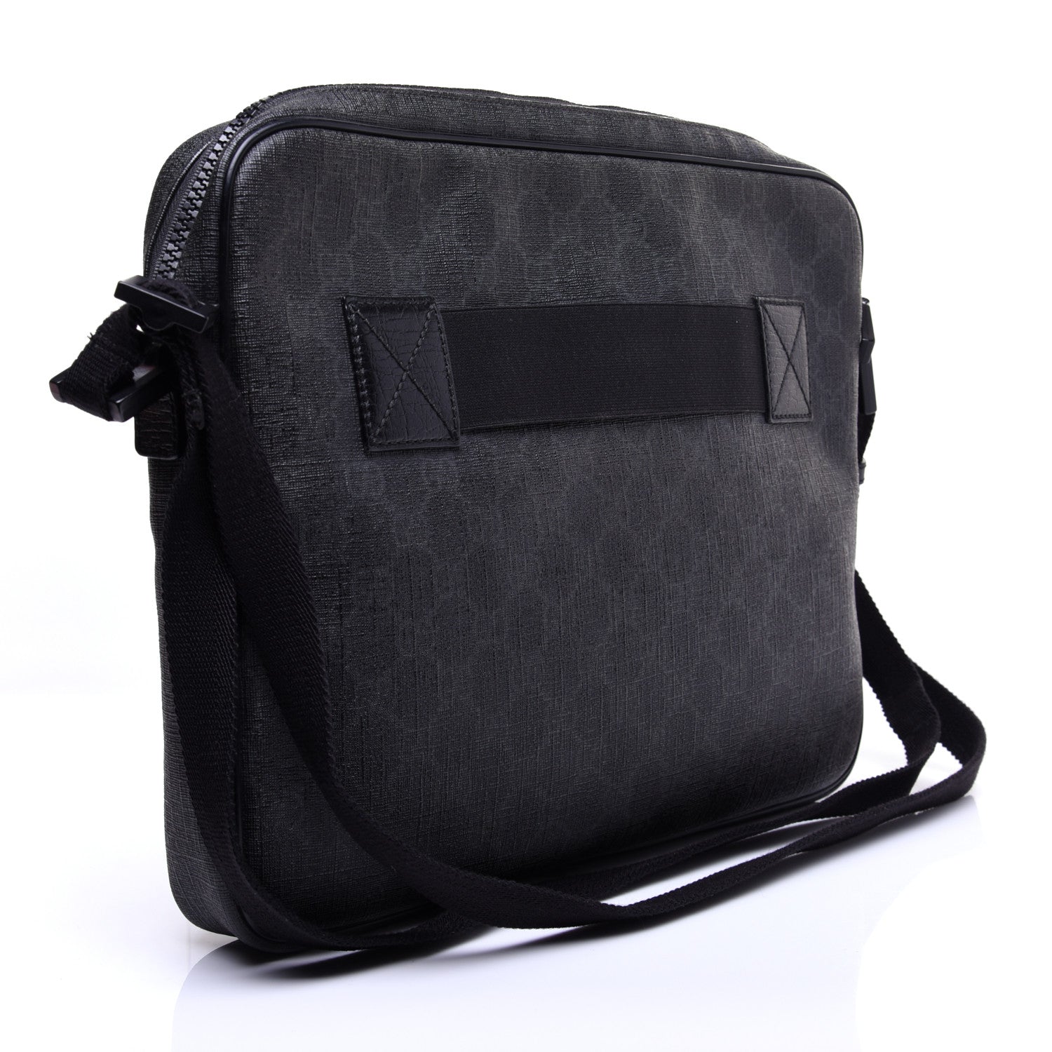 Gucci GG Plus Monogram Messenger Bag Black 3 of 13