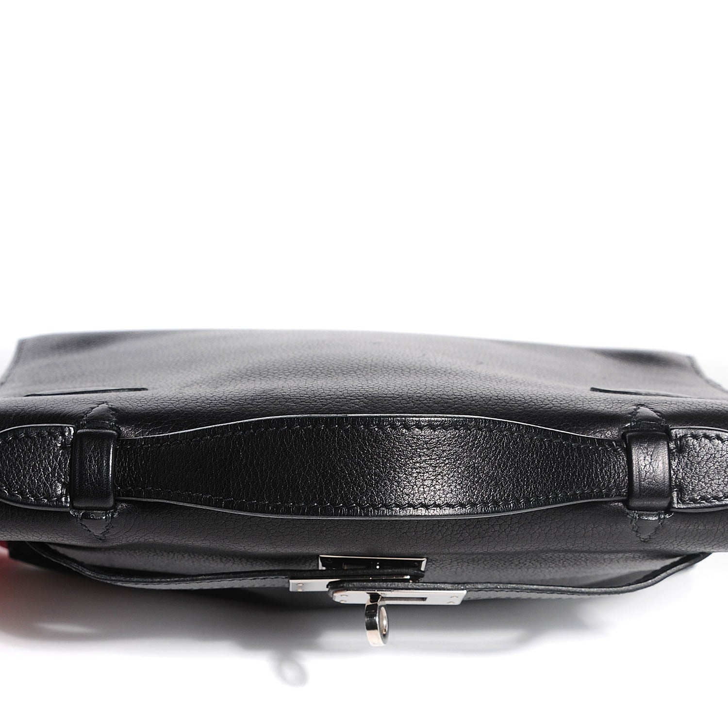Hermes Chevre Mysore Kelly Pochette Clutch Black 21 of 21