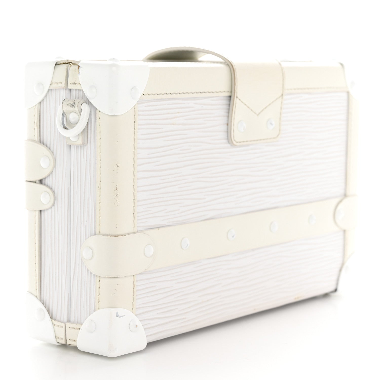 Louis Vuitton Epi Monochrome Petite Malle White 3 of 16