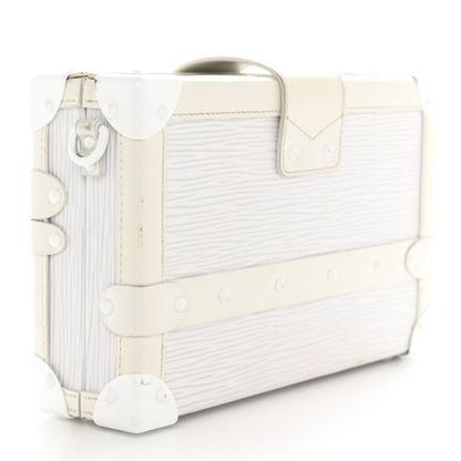 Louis Vuitton Epi Monochrome Petite Malle White 3 of 16
