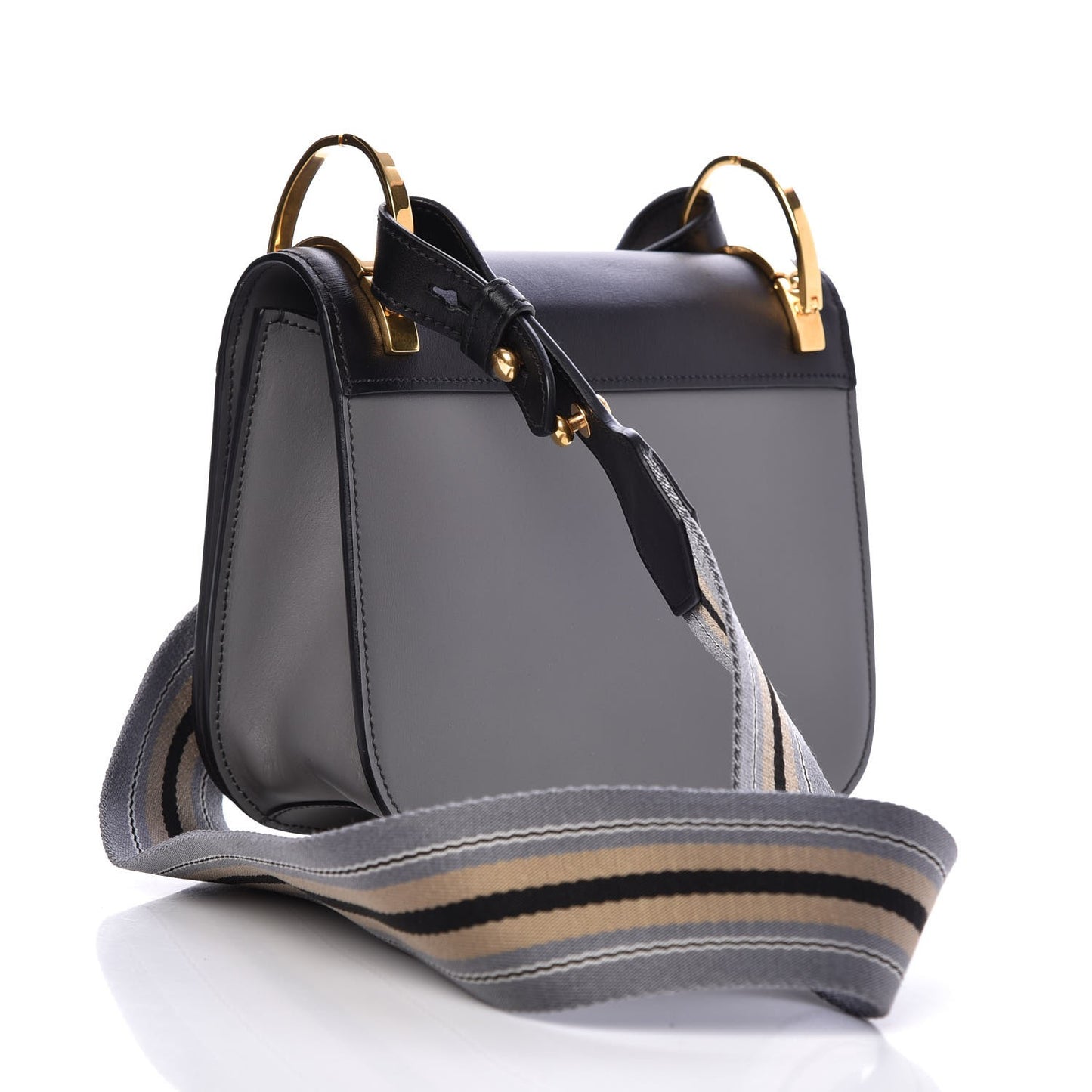 City Calf Pionniere Saddle Bag Marmo Black