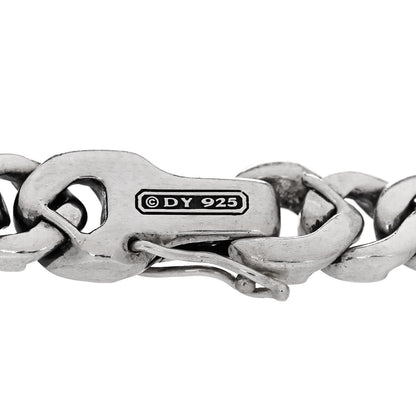 David Yurman Sterling Silver 11.5mm Curb Chain Bracelet 3 of 3