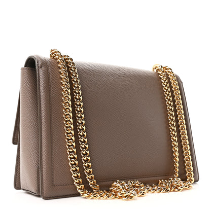 Salvatore Ferragamo Pebbled Calfskin Ginny Shoulder Bag Caraway Seed 3 of 10
