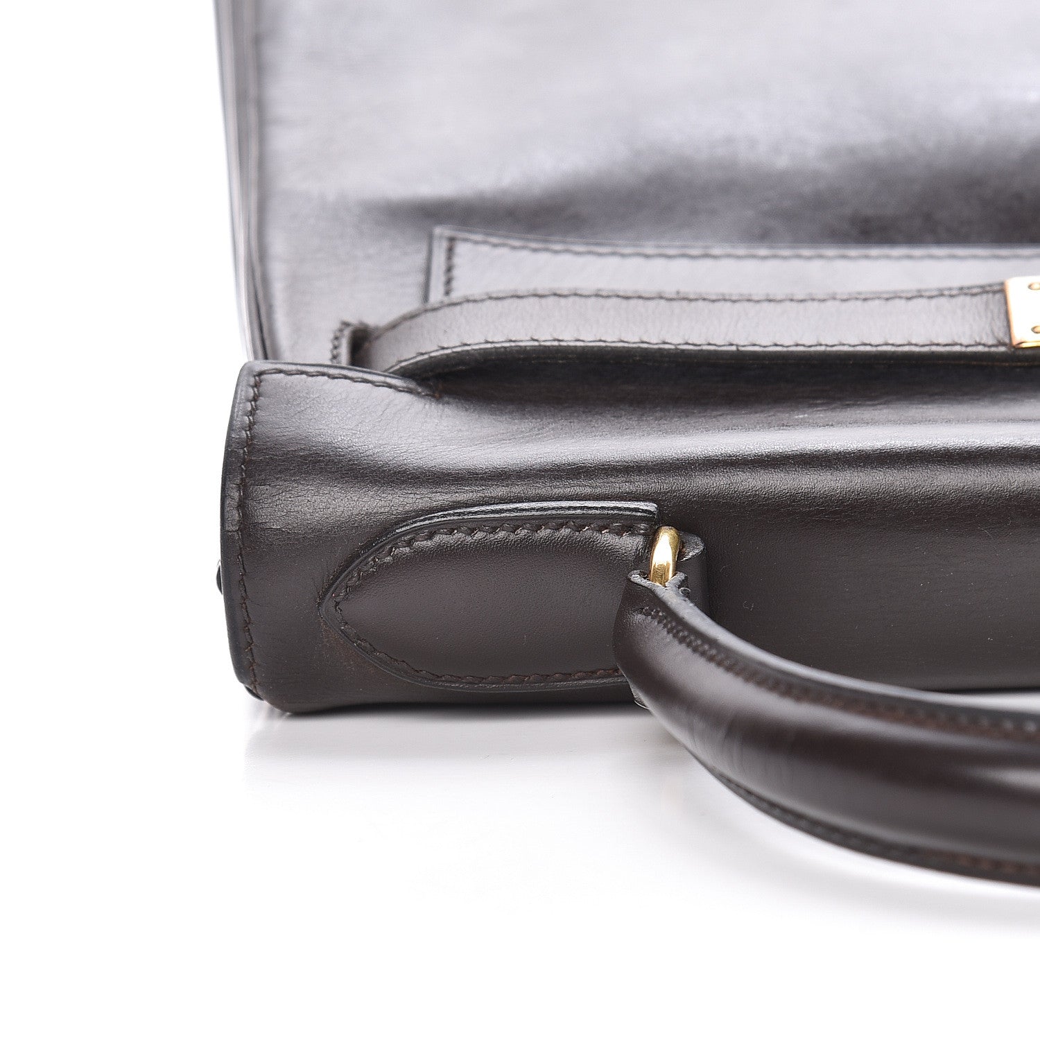 Hermes Box Kelly Retourne 28 Chocolate 34 of 35