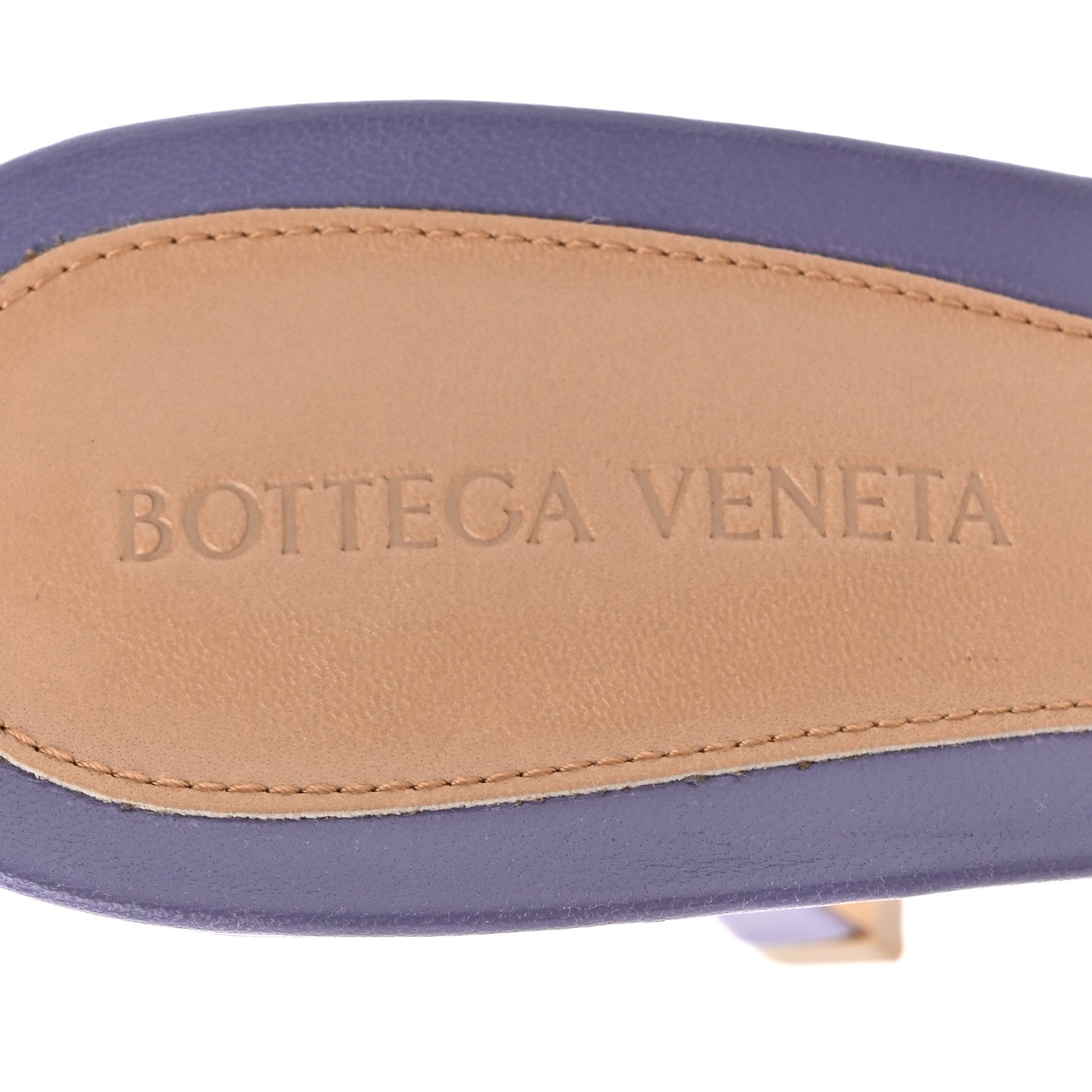 Bottega Veneta Lambskin Stretch Mule Sandals 41 Lavender 1857960