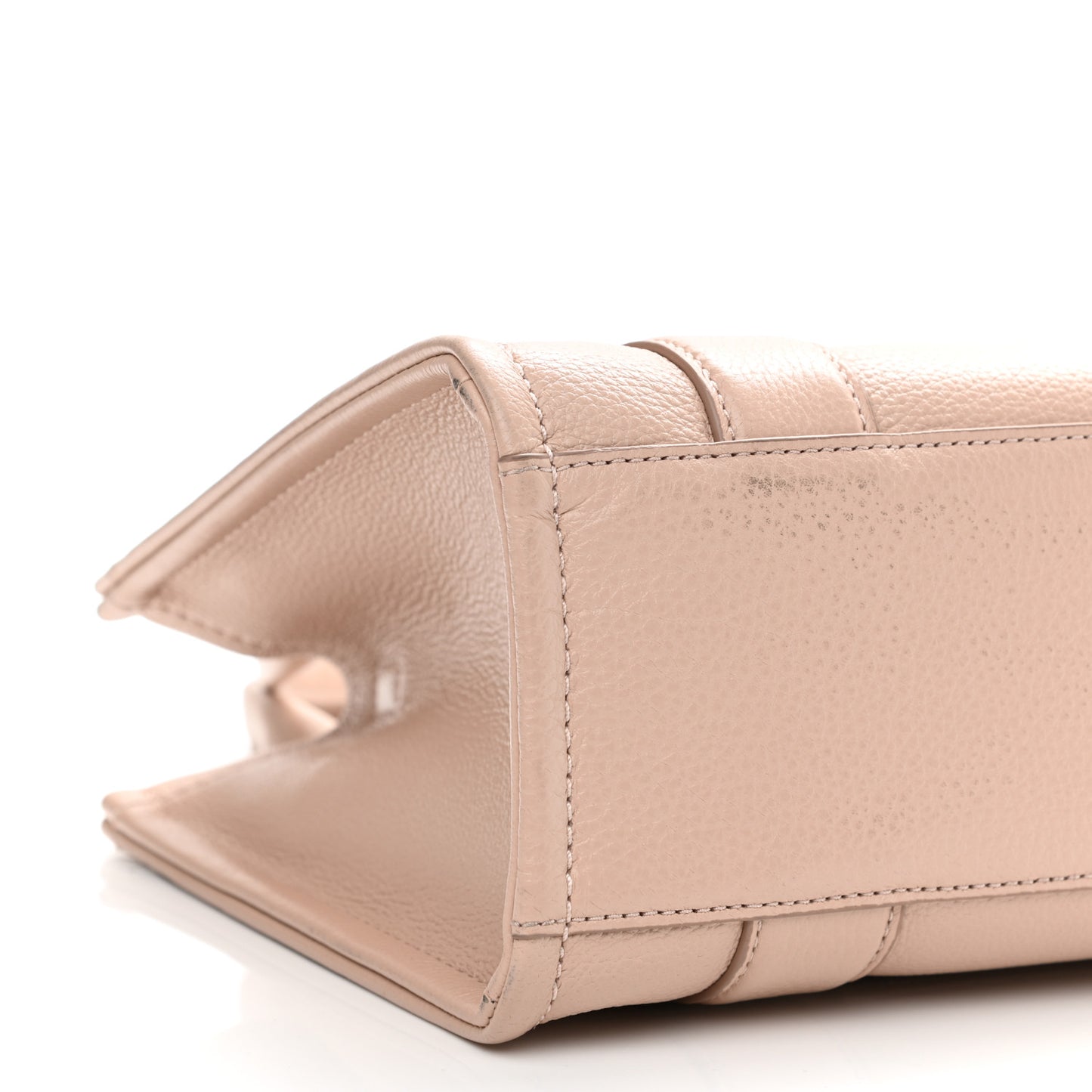 Grained Calfskin Small The Tote Bag Rose Dust