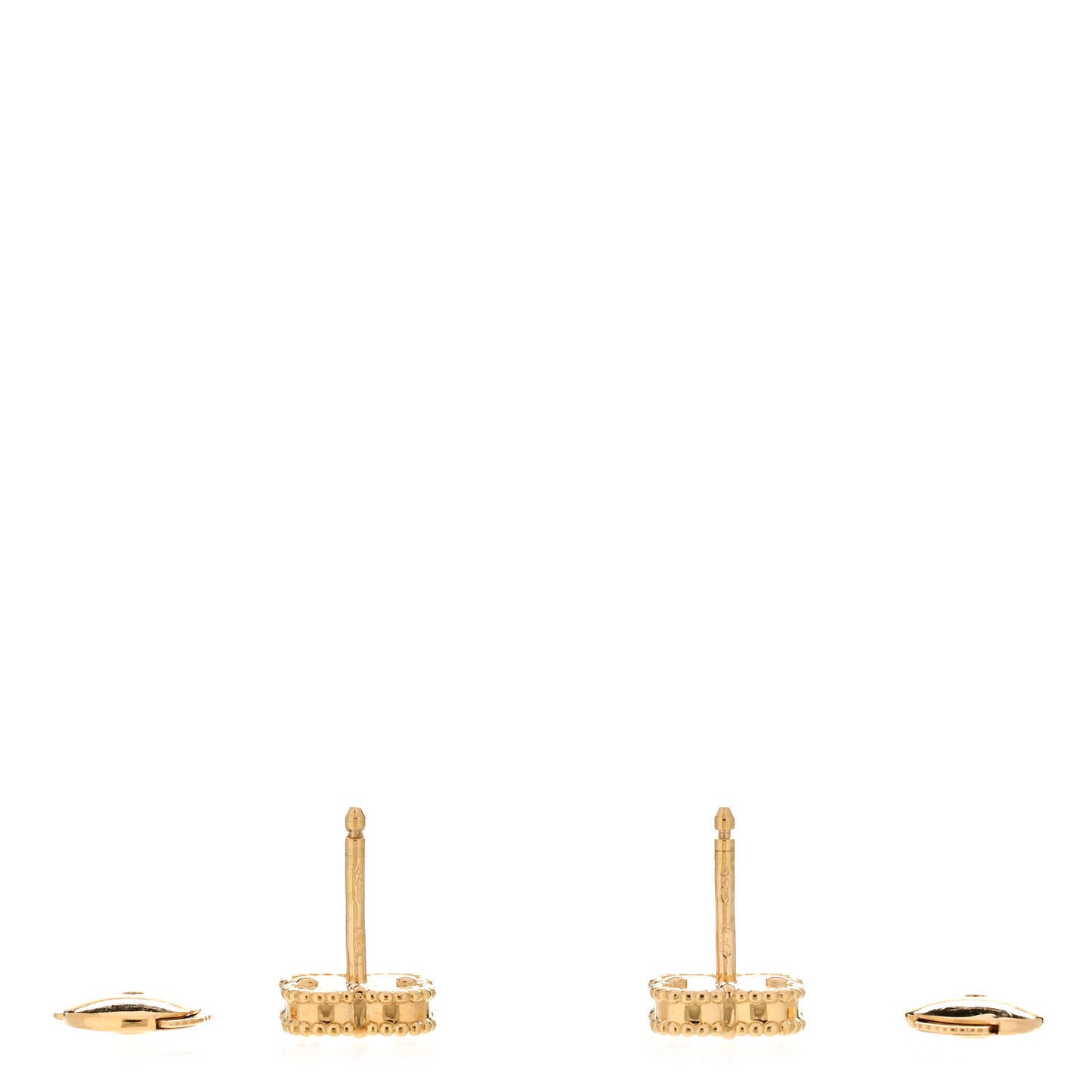 18K Yellow Gold Mother of Pearl Sweet Alhambra Earrings