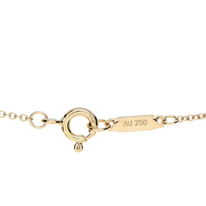 Tiffany 18K Yellow Gold Twist Knot Pendant Necklace 5 of 6
