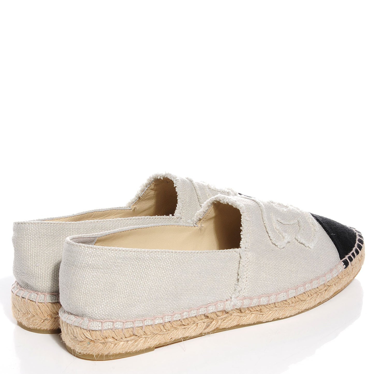 Toile CC Espadrilles Beige Black 42