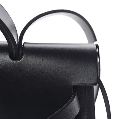 Hermes Toile H Berline Vache Hunter Herbag Zip PM 31 Black Ecru 13 of 18