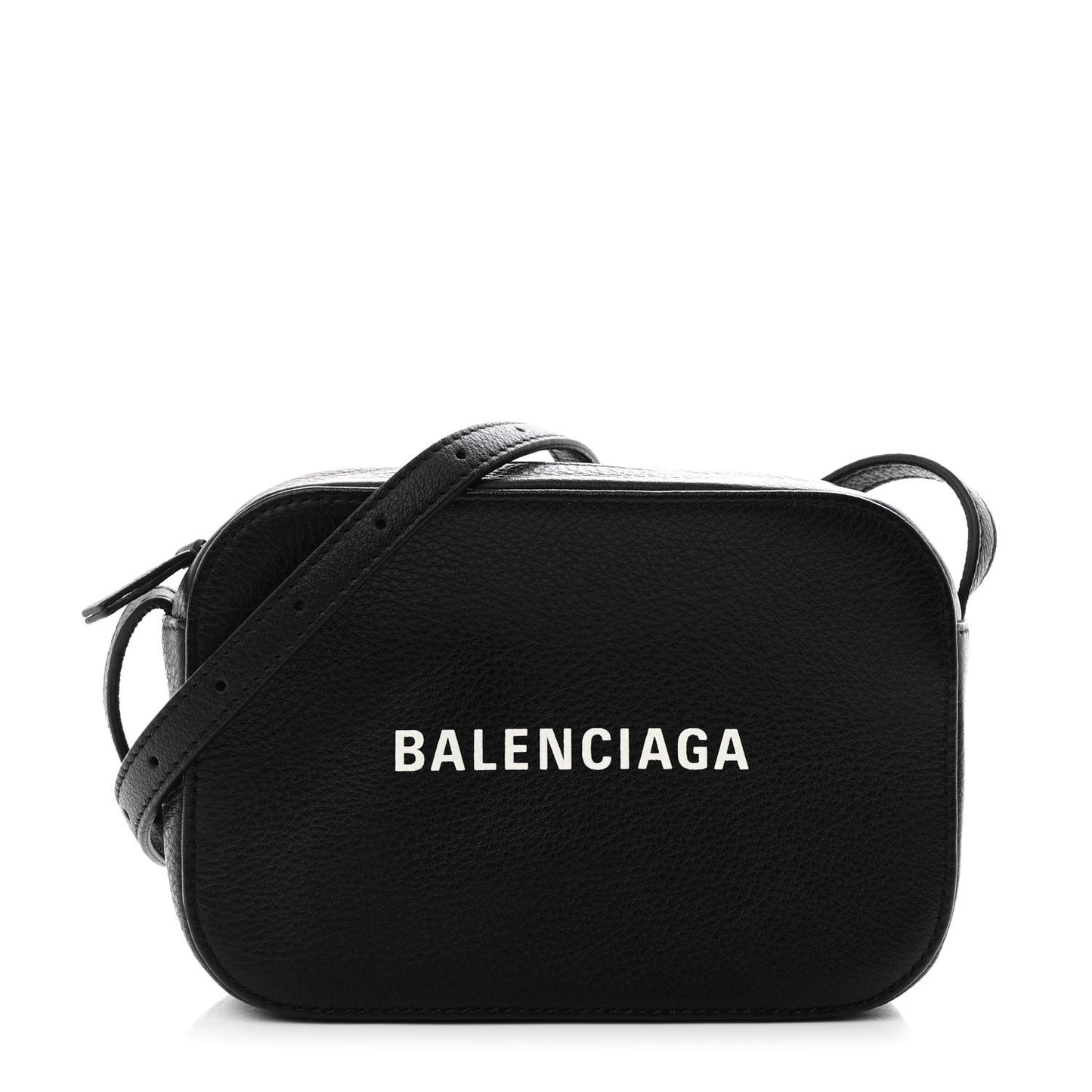 Calfskin Logo XS Everyday Camera Bag Black