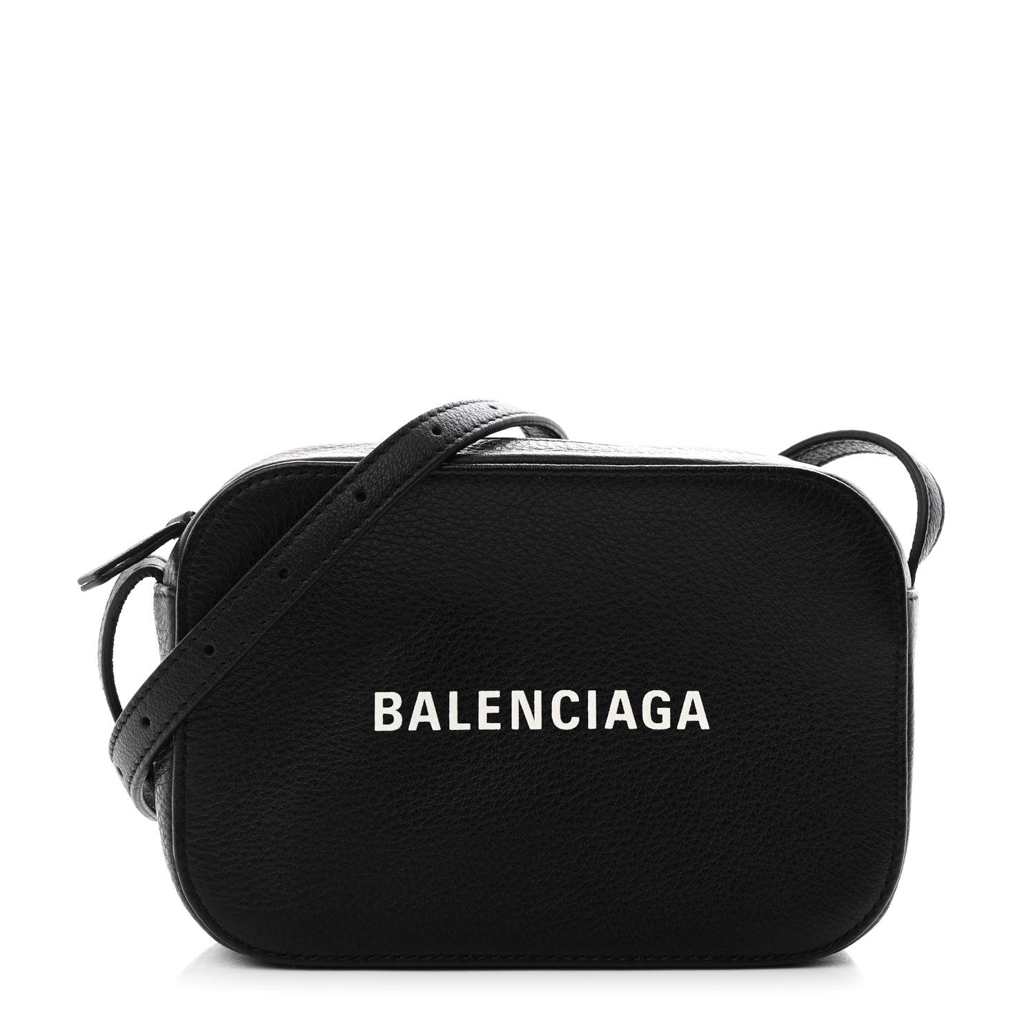 Balenciaga Calfskin Logo XS Everyday Camera Bag Black 1 of 11