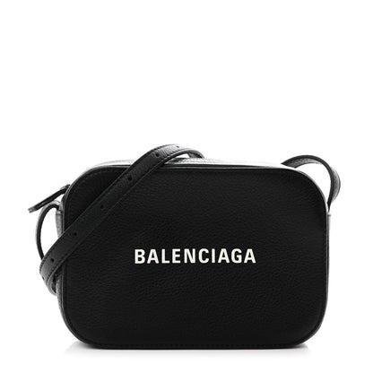 Balenciaga Calfskin Logo XS Everyday Camera Bag Black 1 of 11