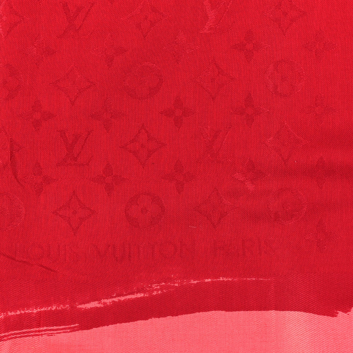 Silk Wool Monogram Arty Shawl Pink