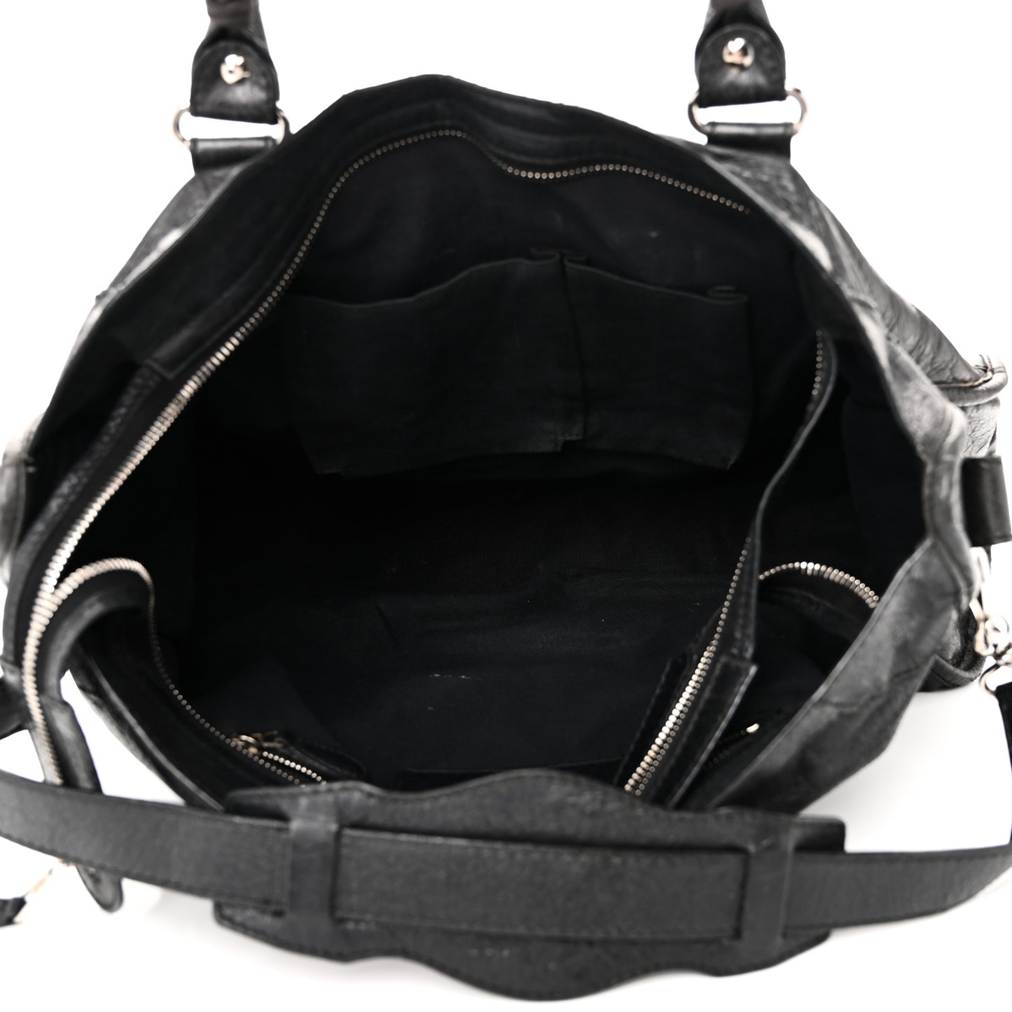 Agneau Giant 12 Silver Hardware City Black