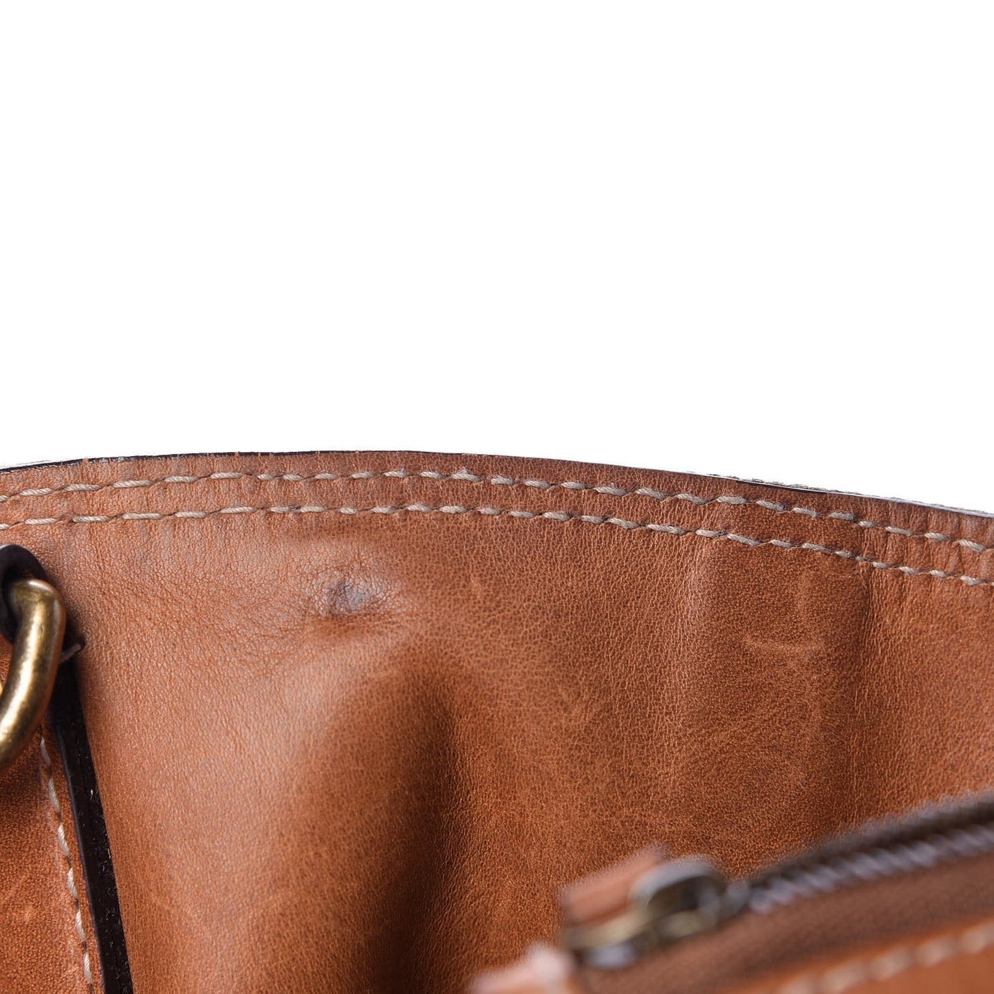 Canvas Mega Check Medium Ashby Hobo Saddle Brown