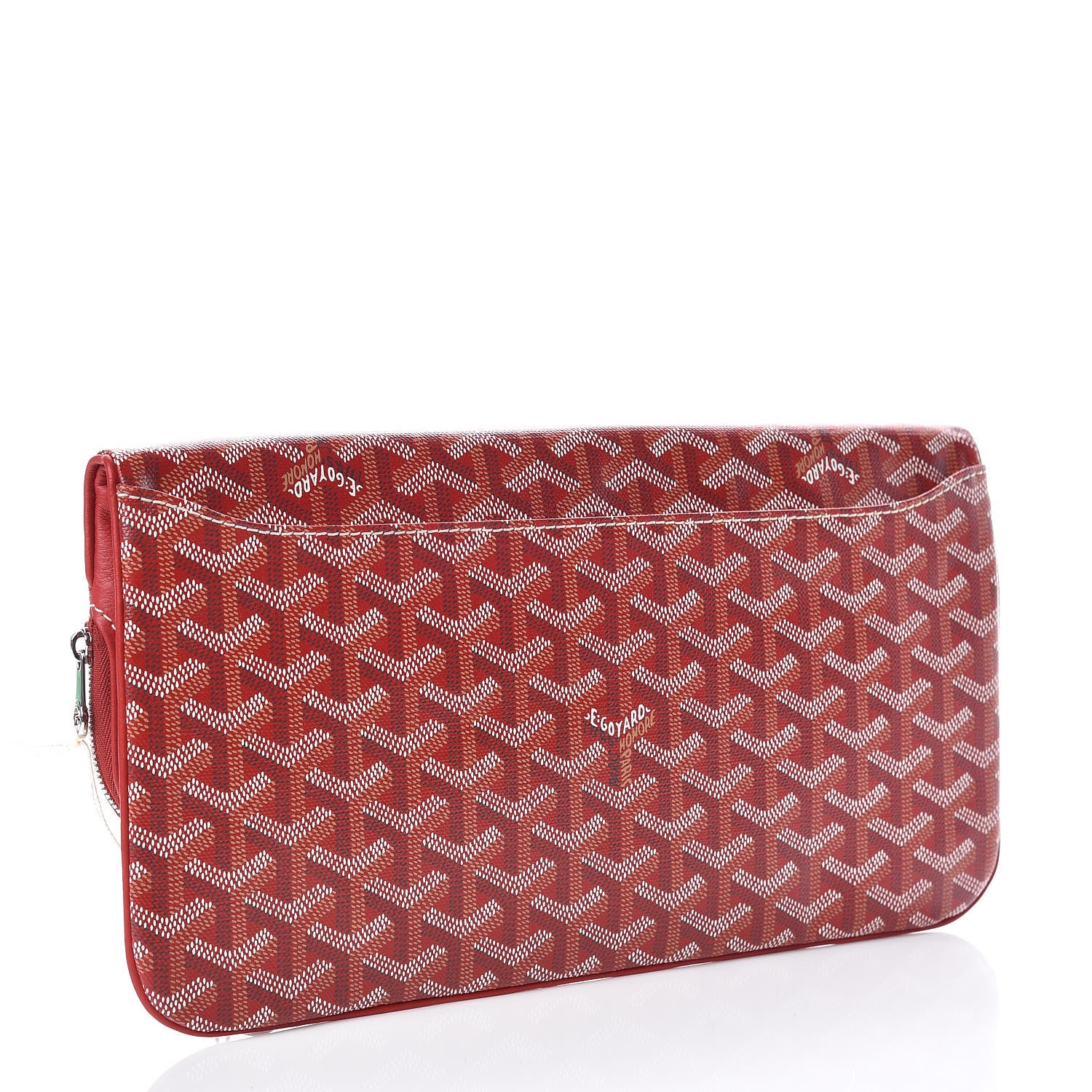 Goyard Goyardine Sainte Marie Soft Clutch Red 5 of 15