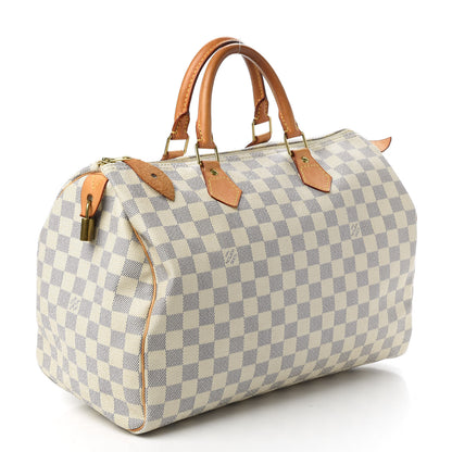 Louis Vuitton Damier Azur Speedy 35 3 of 10