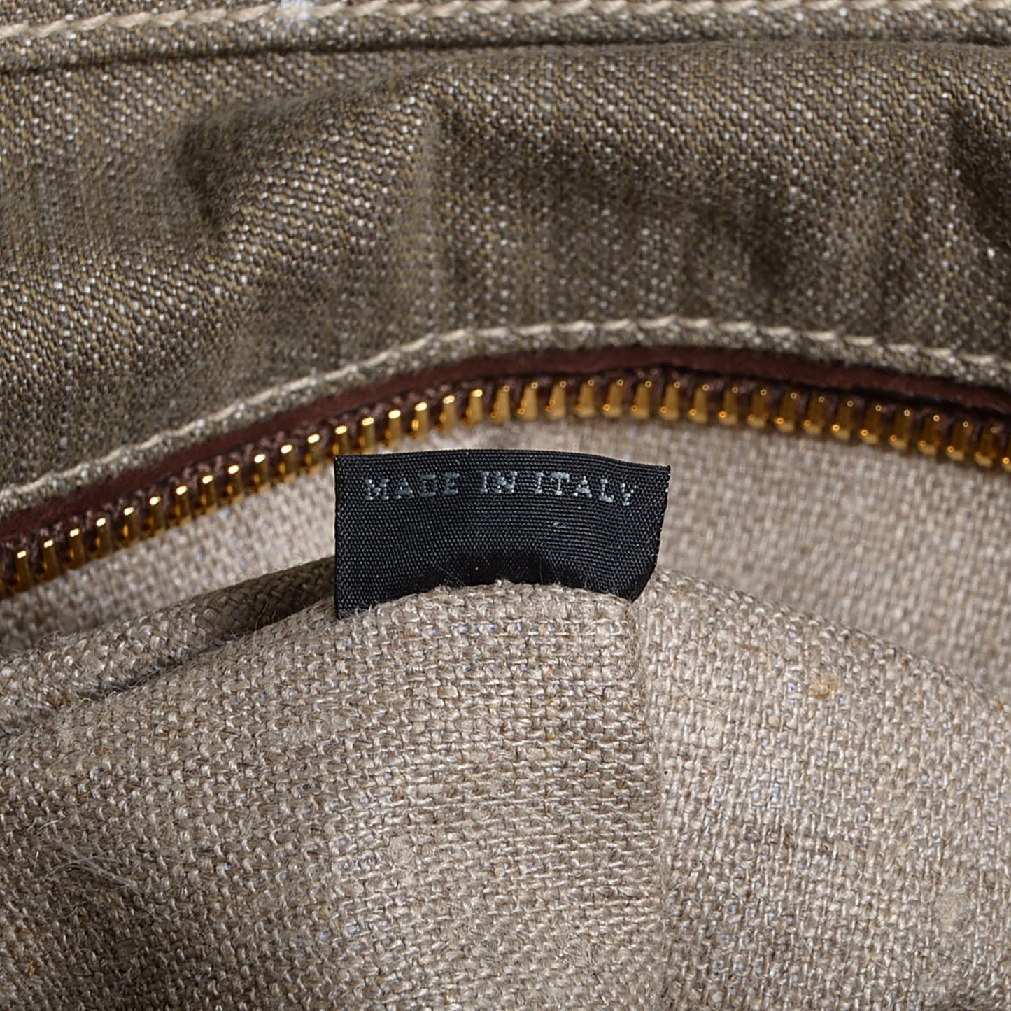 Denim Logo Tote Militare