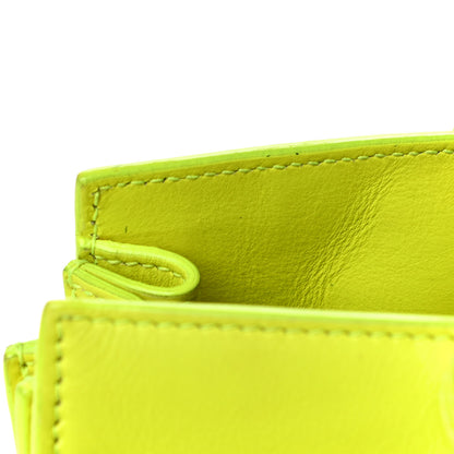 Saint Laurent Calfskin Nano Sac De Jour Neon Yellow 11 of 14