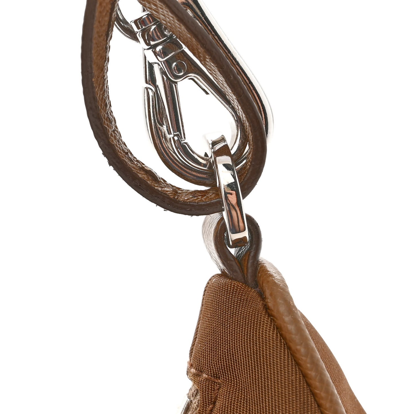 Tessuto Nylon Saffiano Re-Edition 2005 Shoulder Bag Cacao