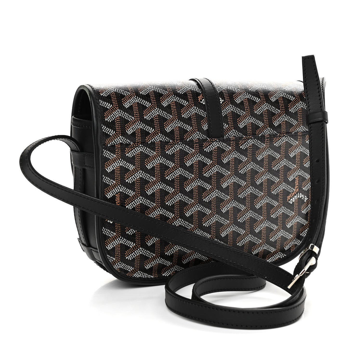 Goyardine Belvedere II PM Messenger Bag Black