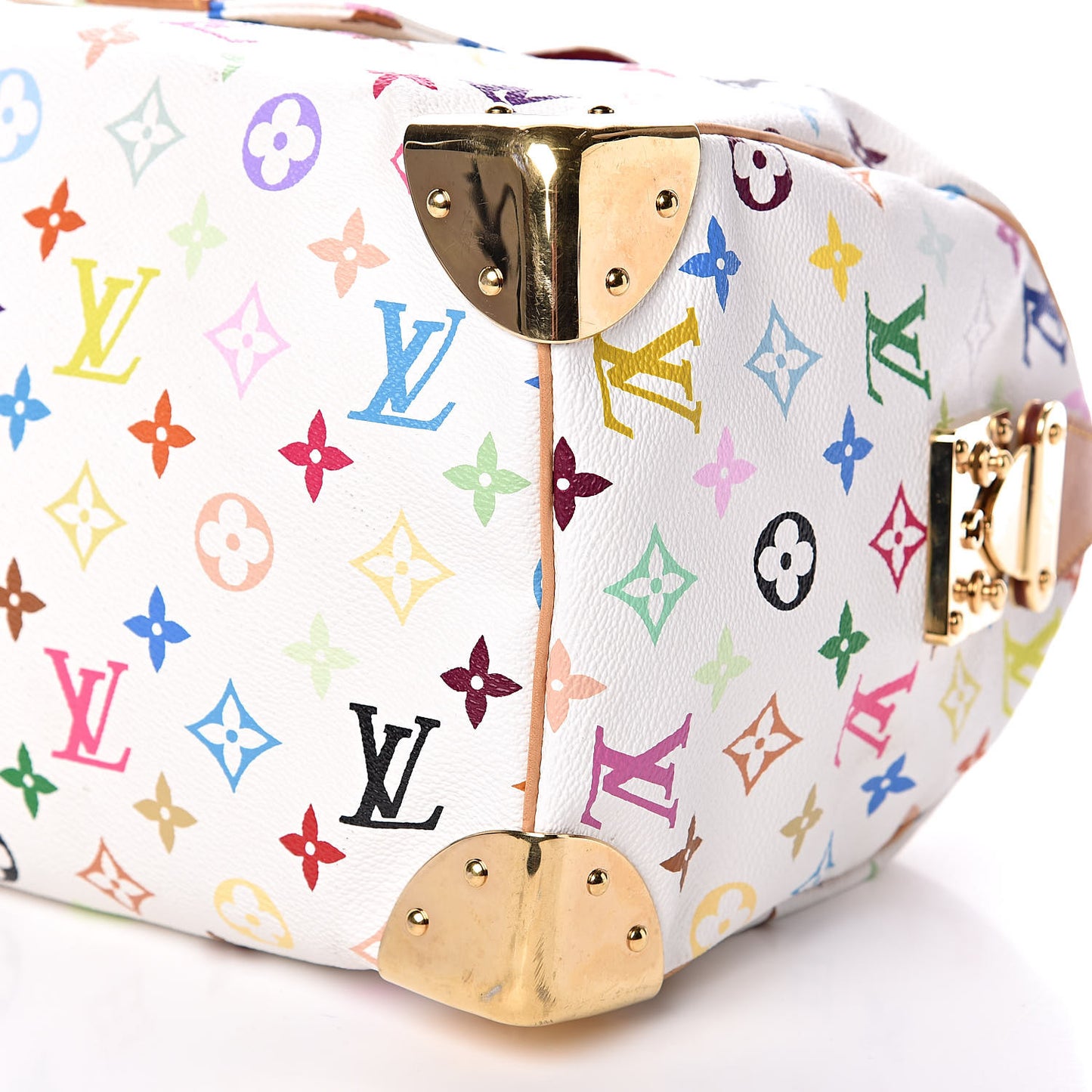 Monogram Multicolor Speedy 30 White