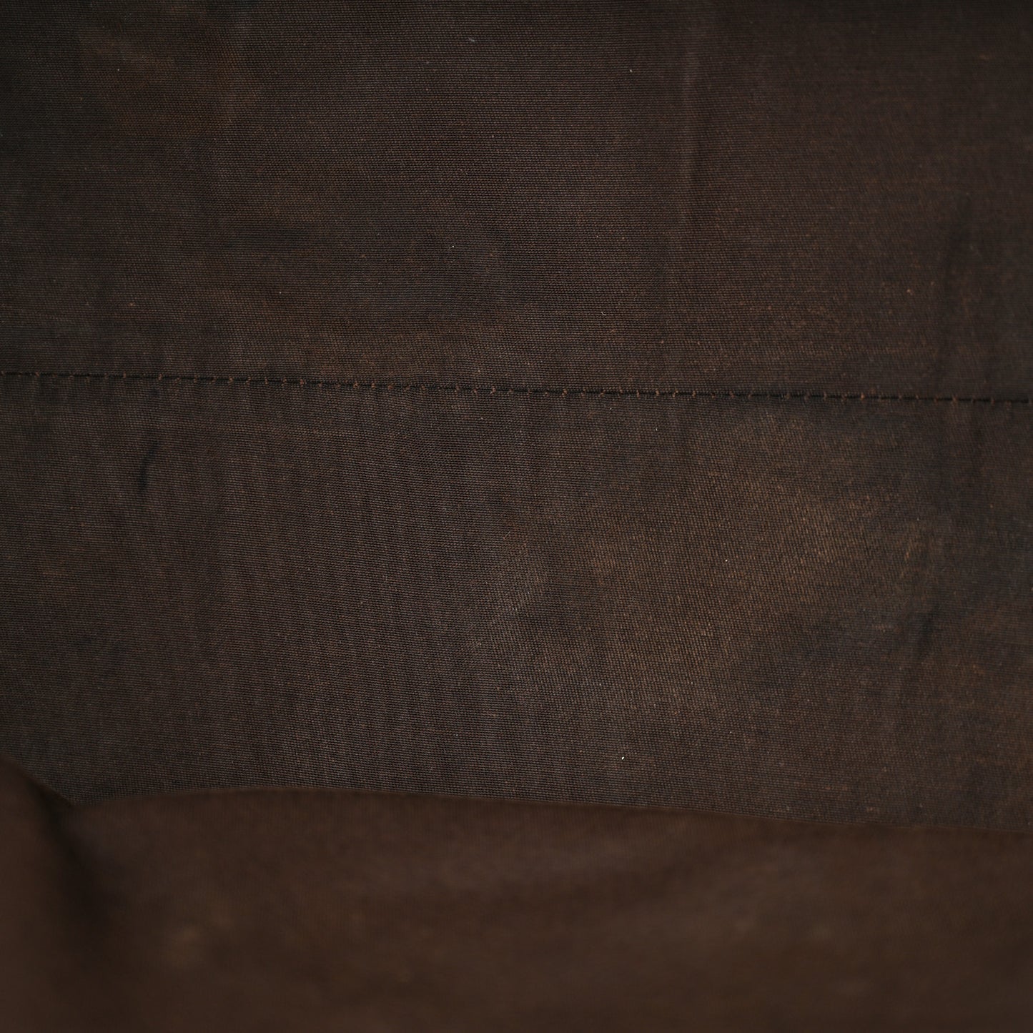 Monogram Denim Large Tote Brown