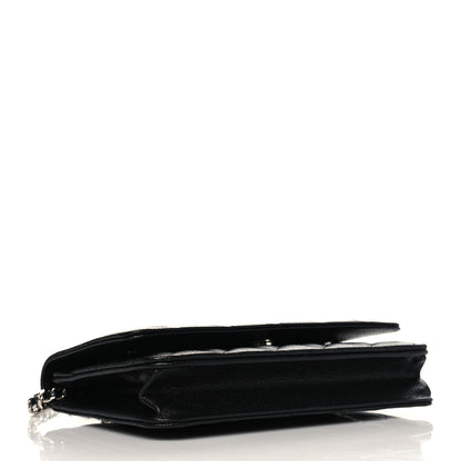 Chanel Caviar Quilted Wallet On Chain WOC Black 4 of 9