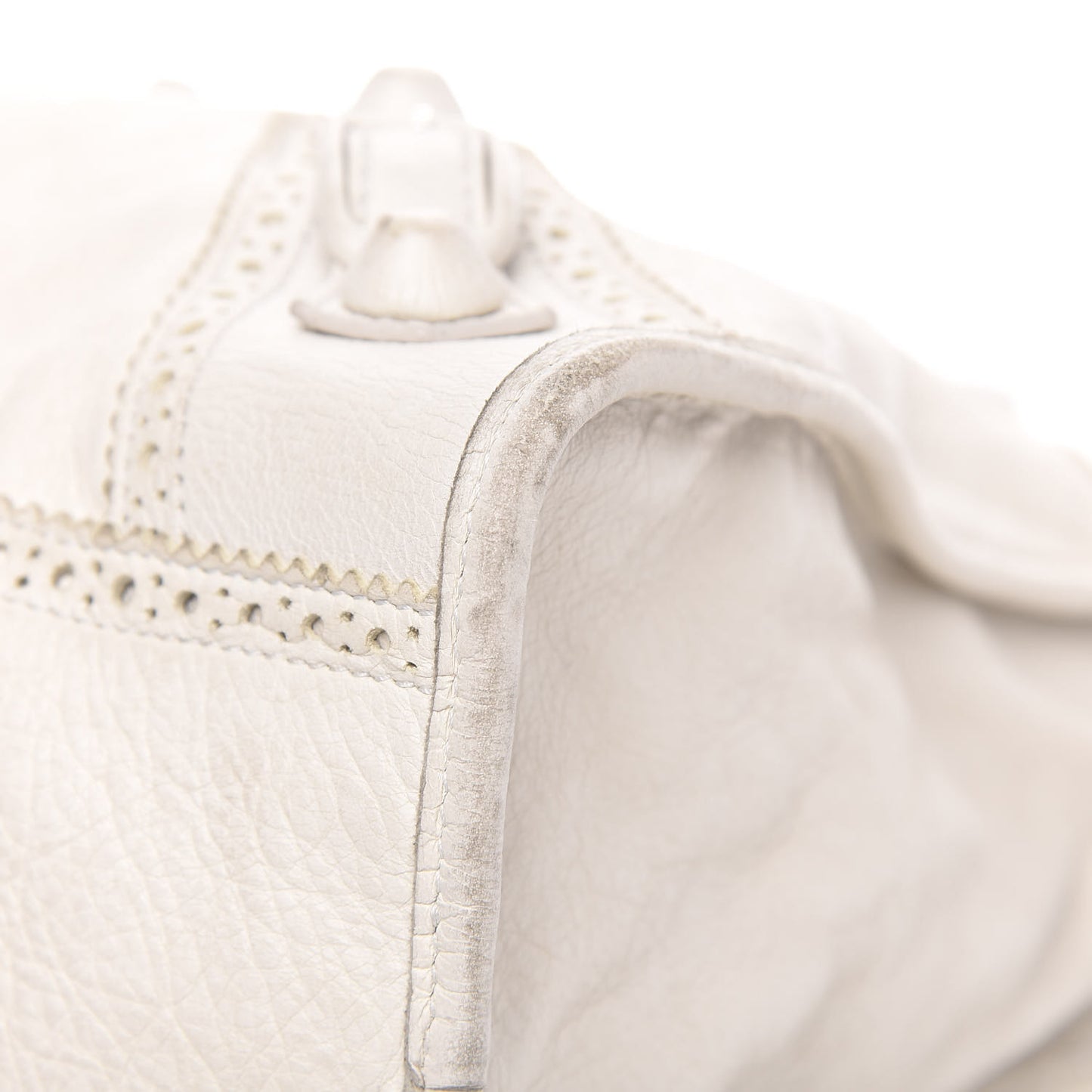 Agneau Giant Brogues Hardware City White Light