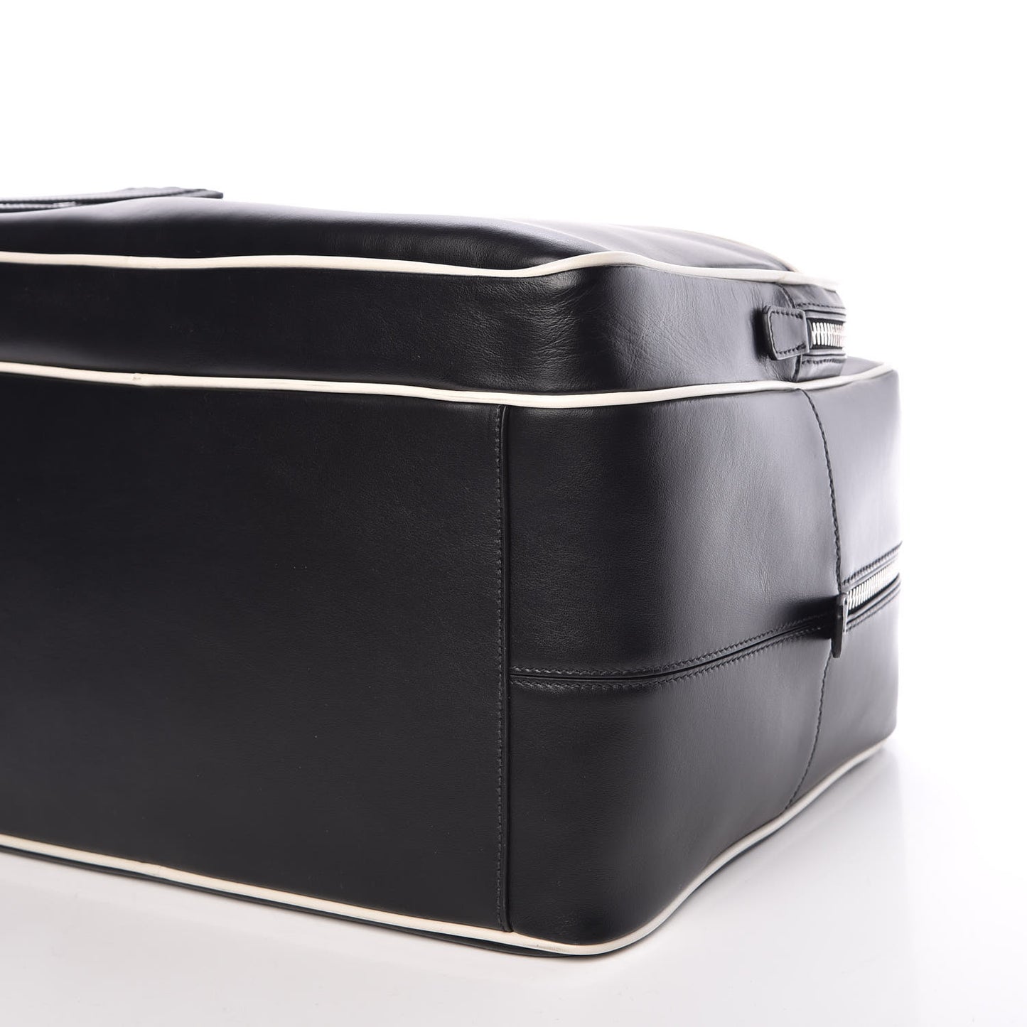 Vitello Bicolor Bowler Black Talco