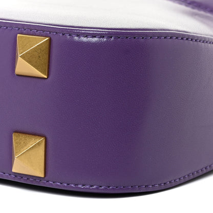 Valentino Garavani Nappa Stud Sign Hobo Indian Violet 9 of 18