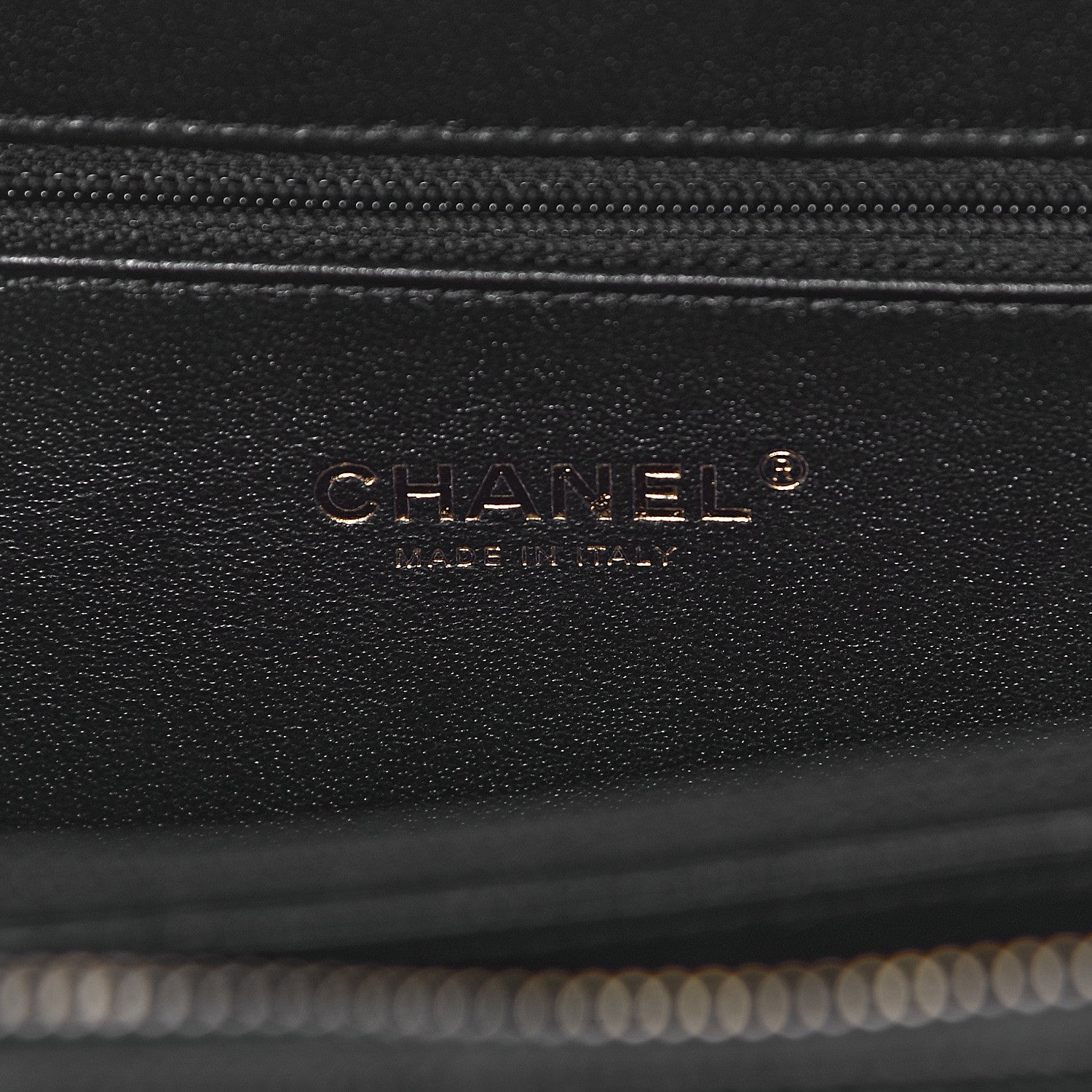 Chanel Caviar Quilted Medium CC Filigree Vanity Case Black 6 of 10